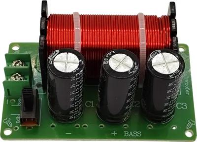 Image de 200W Pure Bass Subwoofer Crossover Filter - Un canal de haut-parleurs audio pour caisson de basses 5-10 pouces