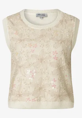 Produktbild von More & More Pullover with Glitter Effect, off white 0041 0041 38