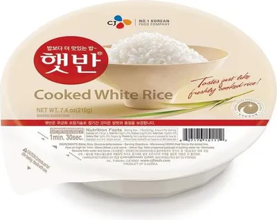 Immagine prodotto di CJ Hetban Riso bianco cotto 210g