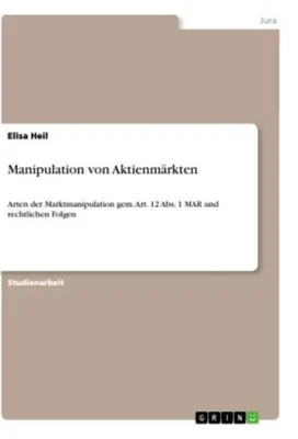 Obrázok produktu pre Manipulation von Aktienmärkten