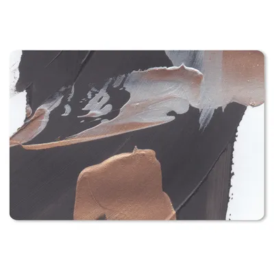 Produktbild von MuchoWow® Schreibtischunterlage Abstrakt - Farbe - Gold 60x40 cm - XXL Mauspad - Großes Mauspad