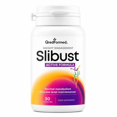 Zdjęcie produktu dla Slibust – wsparcie dla utrzymania prawidłowego poziomu cukru we krwi i zdrowego metabolizmu – 30 kapsułek