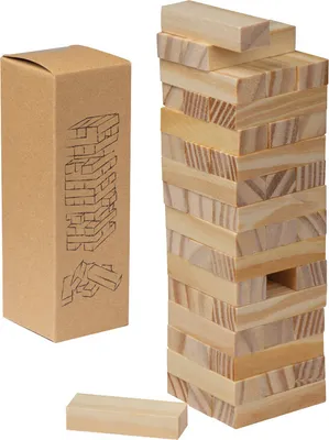 Produktbild von Wackelturm-Spiel / 54teilig / aus Holz