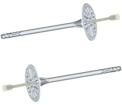 Productafbeelding van Klimas LTX isolatiedop met plastic nagel, 8 x 155 mm, 200 stuks.