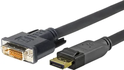 Produktbild von Vivolink PRODPDVI4K2, 2 m, DisplayPort, DVI-D, Stecker, Stecker, Gerade