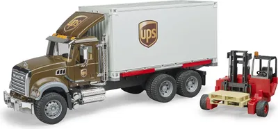 Produktbild von Nutzfahrzeuge - MACK Granite UPS Truck mit Gabelstapler