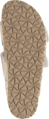 Produktbild von Tamaris Damen Pantolette zwei Riemen mit Tiermuster Ledertieffußbett 1-27523-46, Größe:42 EU, Farbe:Beige