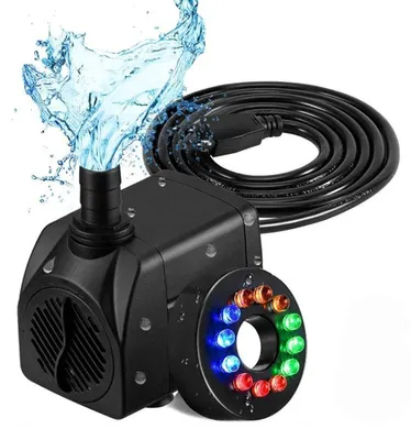 Productafbeelding van Dompelpomp Mini Waterpomp - 800 Liter Per Uur - 16 Watt Vermogen voor Fontein en Aquarium