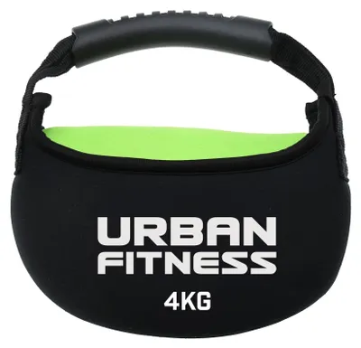 Obrázek produktu pro Urban Fitness Kettlebell - Fitness závaží 4 kg - Látkový potah