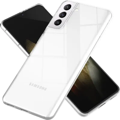 Produktbild von NALIA Hülle "GLAZE" für Samsung Galaxy S21 - Klare TPU Schutzhülle, Anti-Gelb, Schlank & Leicht - Transparente Handyhülle