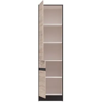 Produktbild von JUNONA Küchenhochschrank mit 2 links öffnenden Türen – B 50 x H 196 x T 46 cm – Sonoma-Eiche