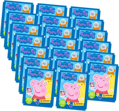 Produktbild von Panini Peppa Pig Sticker - Mein Fotoalbum (2023) - 20 Tüten Sammelsticker