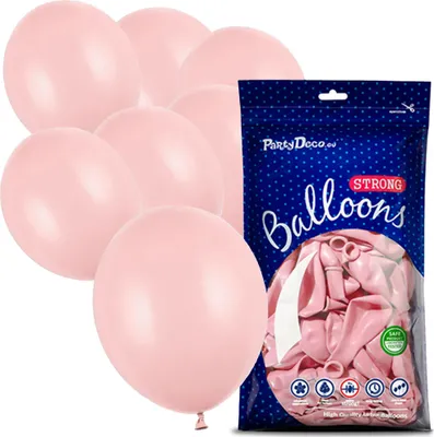 Immagine prodotto di Palloncini - Forti - Rosa pallido pastello - 12 cm (100 pz.)