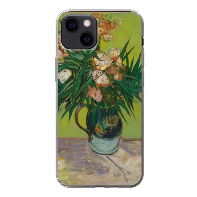 Produktbild von MuchoWow® Handyhülle Schutzhülle Hülle für iPhone 13 mini Der Oleander - Vincent van Gogh Silikon Softcase Handy Hülle - Softcase