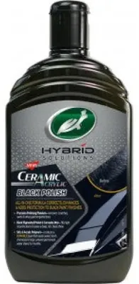 Zdjęcie produktu dla TURTLE WAX HS CERAMIC ACRYLIC BLACK POLISH 500ML Pasta polerska z woskiem do czarnych lakierów