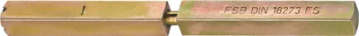 Produktbild von FSB Spezialstift FSB 0125 1010 Vierkant 9mm Länge 154mm Stahl verzinkt - 0 05 0125 01010 5700