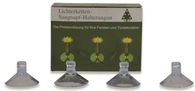 Produktbild von Riffelmacher Lichterketten Saugnapfhalterung klar transparent