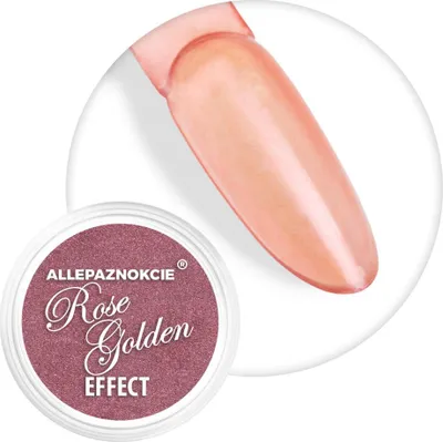 Image de Effet miroir Nail Art Dust Rose Golden No. 00