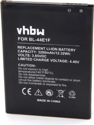 Produktbild von vhbw Akku kompatibel mit LG V20, VS995, LS997, US996 Handy Smartphone Telefon (3200 mAh, 3,85 V, Li-Ion)