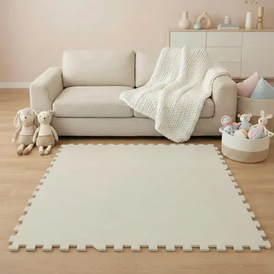 Produktbild von 9 Teile Baby Kinder Puzzlematte ab Null - 30x30 Puzzle Spielmatte Krabbelmatte