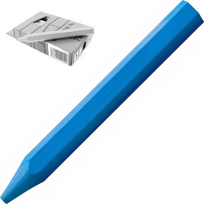 Produktbild von Ölsignierkreide 11 x 100 mm, blau / Pck a 12 Stück