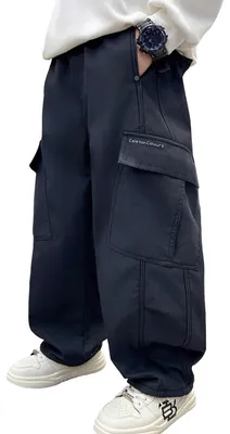 Obrázek produktu pro Dětské kalhoty Cargo v hip hopovém streetwearovém stylu
