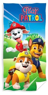 Image de Ręcznik plażowy Paw Patrol Spin Master - Bawełnowy akcesorium oficjalne