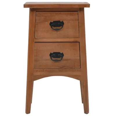 Immagine prodotto di Comodino in Legno Massello di Abete 40x29x68 cm Marrone