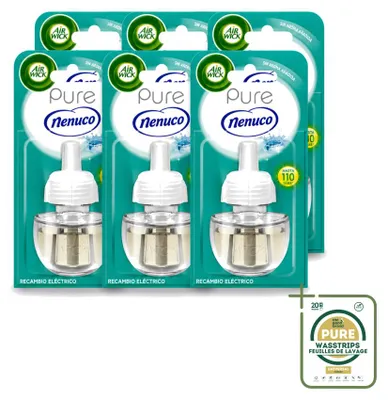 Image de 6 diffuseurs électriques Air Wick, recharges Pure Nenuco, 19 ml - Pack de 6
