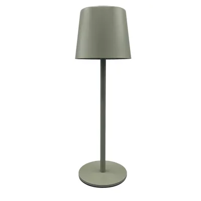 Produktbild von Coen Bakker Tischleuchte usb dimmbar touch Metall oliv 3 Lichtfarben 40 LEDs 9x26,5cm