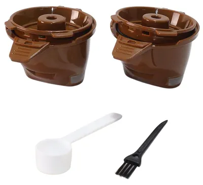 Image de 2 filtres à café réutilisables, compatibles avec différents modèles