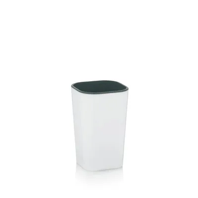 Image de Kela Gobelet Nuria PS-plastique blanc/gris 7,5x7,5x12cm, 22591