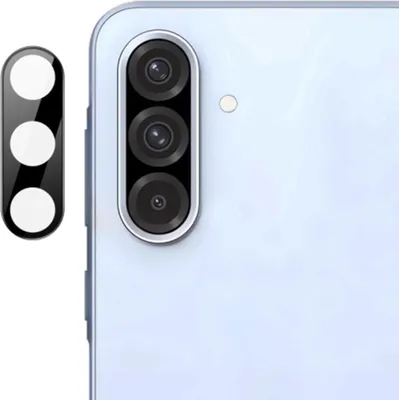 Produktbild von Techsuit Schutzglas für Samsung Galaxy A36 5G - Schwarz | Kamera-Schutzfolie KP36690