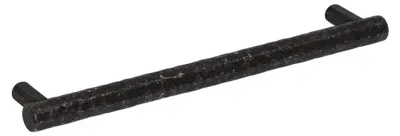 Produktbild von Griff für Möbel aus Zinklegierung, Lochabstand 160 mm, Vintage-Ausführung in Schwarz