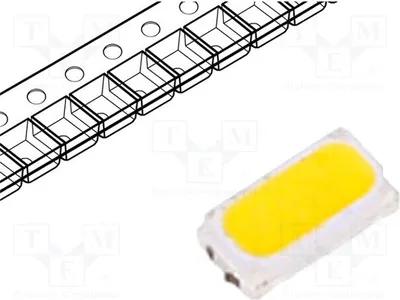 Produktbild von 10x LED 120° warmweiß 2800-3100K 11,5÷12lm 3014 SMD 30mA OF-SMD3014WW LED-Dioden S