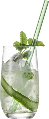 Obrázek produktu pro Eisch GENTLEMAN Skleněné brčko zelené