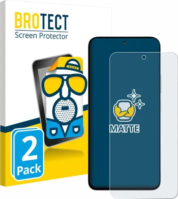 Produktbild von 2x BROTECT Schutzfolie für Xiaomi Poco M7 Plus Displayschutz Displayschutzfolie Folie Matt Entspiegelungsfolie