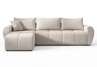 Produktbild von AX LIVING Eckcouch mit Schlaffunktion Malatya L Mini Ecksofa Beige L