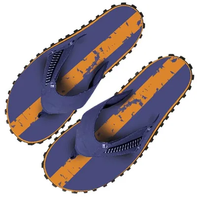 Produktbild von BECO the world of aquasports Zehentrenner BEactive V-Strap in cooler Farbkombination blau-orange 40