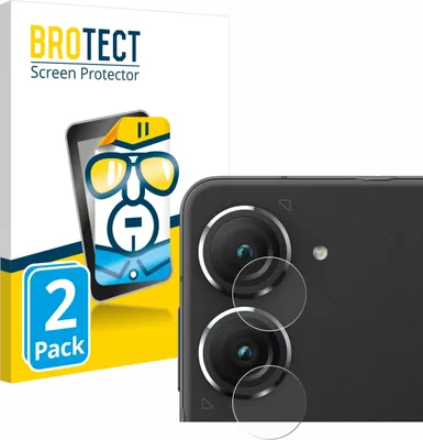 Produktbild von 2x Für ASUS ZenFone 9 (NUR Kameraschutz) Schutzfolie BROTECT Displayschutz Display Schutz Folie Klar Transparent