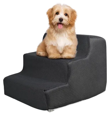 Immagine prodotto di Scala per cani con 3 gradini, ideale per cani di piccola taglia e gatti