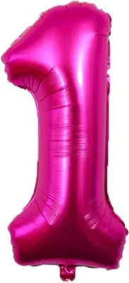 Image de Jumada - Ballon en aluminium - Rose - 41 cm - Pour enfant de 1 an