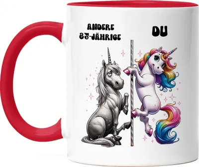 Produktbild von Andere 35-Jährige Du Einhorn Tasse Rot Geburtstag Lustig 35 Jahre alt