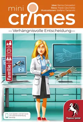 Zdjęcie produktu dla Pegasus MiniCrimes, Gra karciana, Rodzina, 10 lat(a), 20 min, 40 min, Gra rodzinna