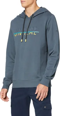 Produktbild von 25828 Camel Active, ,  Herren Hoodie Sweatshirt Kapuzensweater, Sweaterstrick angerauht, grey, XL