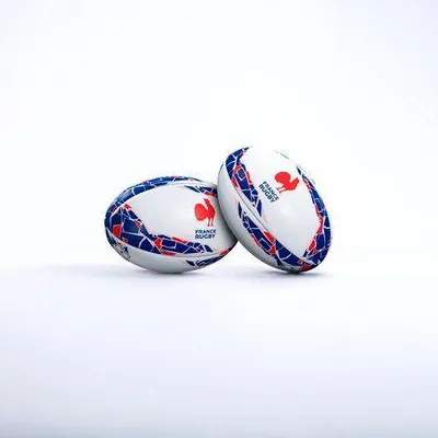 Zdjęcie produktu dla Piłka do rugby Gilbert Supporter France, Rozmiar 5, Treningowa, Oficjalna, Dobra przyczepność