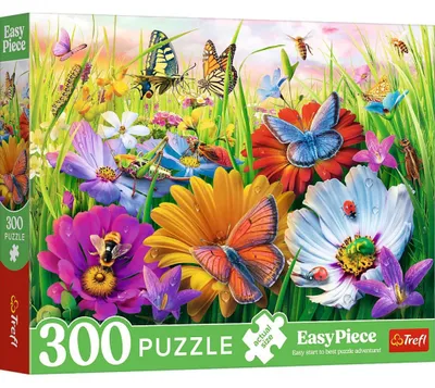 Immagine prodotto di TREFL Puzzle 300 Senior EasyPiece Insetti nel prato 23103