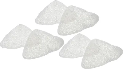Produktbild von vhbw 6x Wischbezug kompatibel mit Vileda Steam Dampfreiniger - Mikrofaser Weiß 32 x 24 x 0,5cm