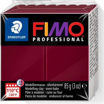 Zdjęcie produktu dla FIMO Mod.masse Fimo prof 85g bordeaux (8004-23)