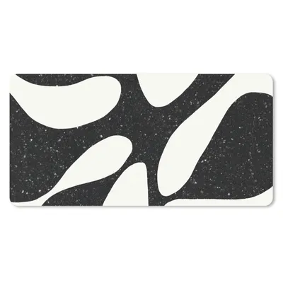 Produktbild von MuchoWow® Mauspad Mousepad Pflanze - Schwarz - Minimalismus 60x30 cm - Mousepads - Maus Mat - Pad - Mausunterlage - Nachhaltig